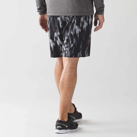 Lululemon T.H.E. Short *Luxtreme Liner 9" Rock Face Mercury Black Size Medium - Picture 3 of 15